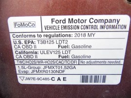 2018 Ford Escape SEL Brown 1.5L Turbo AT 4WD #F24748